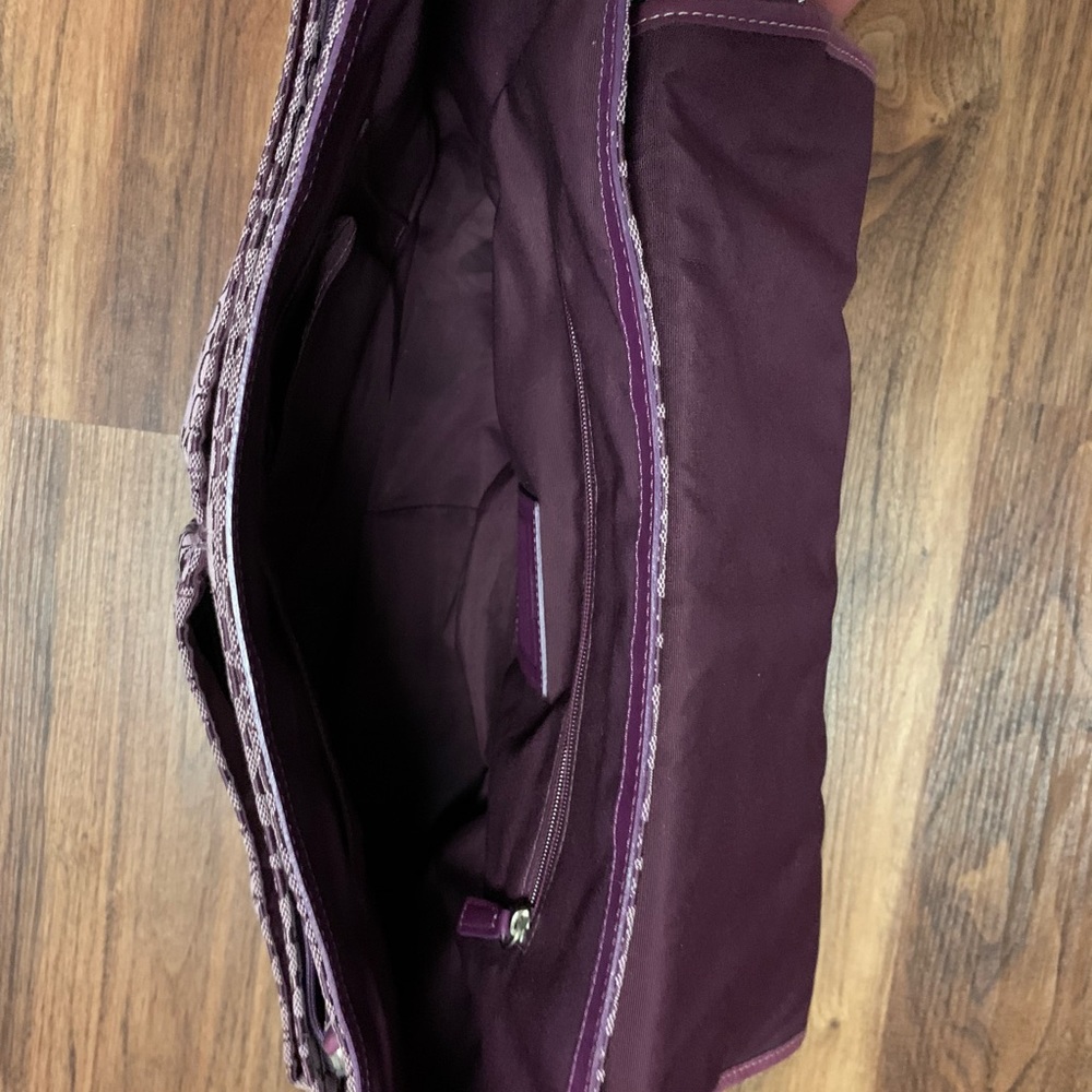Coach Laptop Bag: Plum - Picture 4 of 5